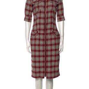 McQ Alexander McQueen
Plaid Print Midi Length Dress
Size: M IUS6, IT42